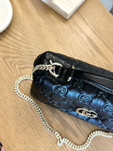 Load image into Gallery viewer, GUCCI GG Milano Mini Leather Top Handle Bag in Black
