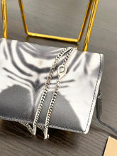Load image into Gallery viewer, BURBERRY Small Zebra Pattern Leather Crossbody Bag