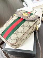 Load image into Gallery viewer, ▪️SOLD▪️GUCCI GG Supreme Monogram Web Mini Ophidia Crossbody Bag