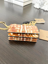 Load image into Gallery viewer, ▪️SOLD▪️BURBERRY Small Deer Print Leather Crossbody Bag in Melt Brown