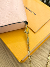 Load image into Gallery viewer, LOUIS VUITTON Félicie Pochette Empriente Leather Crossbody Bag - Rose Poudre