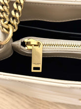 Load image into Gallery viewer, SAINT LAURENT 2023 Loulou Small Quilted Leather Shoulder Bag in Brown