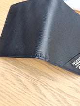 Load image into Gallery viewer, PRADA Men’s Saffiano Bi-Fold Wallet in Black