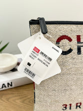 Load image into Gallery viewer, CHANEL Tweed Deauville O-Case - Red/White/Blue