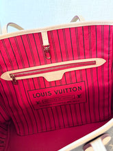Load image into Gallery viewer, LOUIS VUITTON 2024 Monogram Neverfull MM Monogram Tote / Cherry