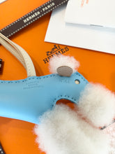 Load image into Gallery viewer, Hermès 2025 Milo & Mouton Budy Bag Charm - Ecru/Céleste/Craie