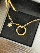 Load image into Gallery viewer, VERSACE Medusa Cut-Out Pendant Necklace in Gold