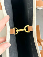 Load image into Gallery viewer, BALMAIN Canvas B-Army 42 Tote Bag in Gem Naturel