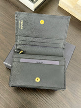 Load image into Gallery viewer, PRADA Small Saffiano Leather Wallet in Black