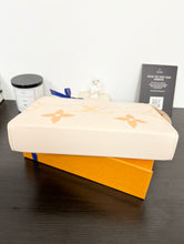 Load image into Gallery viewer, LOUIS VUITTON 2021 Monogram Empriente Leather Toiletry Pouch 26 in Cream Saffron