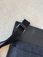 Load image into Gallery viewer, GUCCI Unisex GG Monogram Messenger Crossbody Bag / Black