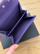Load image into Gallery viewer, CHANEL Classic Quilted Flap Card Holder - Purple