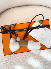 Load image into Gallery viewer, Hermès 2025 Milo & Mouton Budy Bag Charm - Ecru/Beige Marfa/Terre