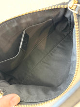 Load image into Gallery viewer, GUCCI GG Monogram Canvas Charm Web Pochette / Black