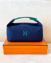 Load image into Gallery viewer, HERMÉS Bride-a-Brac PM Case / Marine Blue