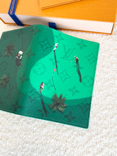 Load image into Gallery viewer, LOUIS VUITTON Golf Green Colored Monogram Passport Cover - Green