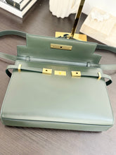 Load image into Gallery viewer, SAINT LAURENT Manhattan Medium Calfskin Shoulder Bag in Vent Fonce