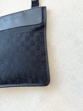 Load image into Gallery viewer, GUCCI Unisex GG Monogram Messenger Crossbody Bag / Black
