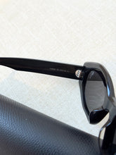 Load image into Gallery viewer, CELINE EYEWEAR Triomphe Cat-eye Acetate Sunglasses / Black