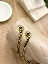 Load image into Gallery viewer, SAINT LAURENT 2023 Loulou Small Quilted Leather Shoulder Bag in Brown