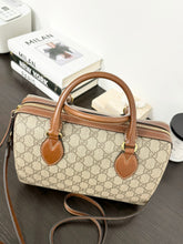 Load image into Gallery viewer, ▪️SOLD▪️GUCCI GG Supreme Canvas Small Boston Bag in Beige/Brown