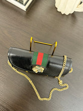 Load image into Gallery viewer, ▪️SOLD▪️GUCCI Mini Rajah Chain Crossbody Bag in Black