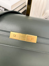Load image into Gallery viewer, SAINT LAURENT Manhattan Medium Calfskin Shoulder Bag in Vent Fonce
