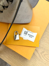 Load image into Gallery viewer, LOUIS VUITTON 2024 Muria Mahina Leather Bucket Bag in Galet Gray