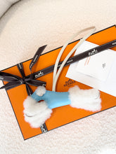 Load image into Gallery viewer, Hermès 2025 Milo & Mouton Budy Bag Charm - Ecru/Céleste/Craie