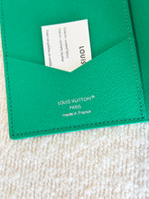 Load image into Gallery viewer, LOUIS VUITTON Golf Green Colored Monogram Passport Cover - Green