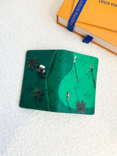 Load image into Gallery viewer, LOUIS VUITTON Golf Green Monogram Heritage Pocket Organizer / Green
