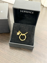 Load image into Gallery viewer, VERSACE Medusa Cut-Out Pendant Necklace in Gold