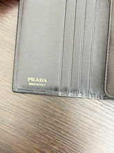 Load image into Gallery viewer, PRADA Vitello Move Trifold Wallet in Black