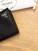Load image into Gallery viewer, PRADA Men’s Saffiano Bi-Fold Wallet in Black