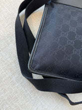 Load image into Gallery viewer, GUCCI Unisex GG Monogram Messenger Crossbody Bag / Black