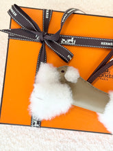 Load image into Gallery viewer, Hermès 2025 Milo & Mouton Budy Bag Charm - Ecru/Beige Marfa/Terre