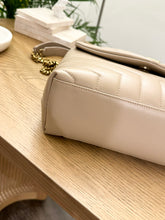 Load image into Gallery viewer, SAINT LAURENT 2023 Loulou Small Quilted Leather Shoulder Bag in Brown