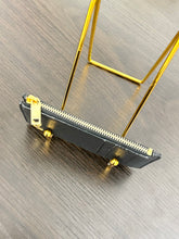 Load image into Gallery viewer, SAINT LAURENT Tiny Monogram Ziptop Card Case in Smooth Leather