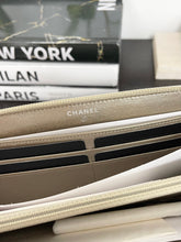 Load image into Gallery viewer, CHANEL Boy Medium Metallic Zipped Wallet in Gold