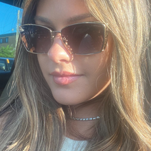 Load image into Gallery viewer, CHANEL Rectangular Metal Sunglasses / Gold Gray Gradient