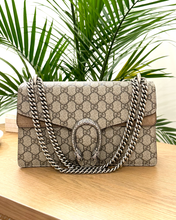Load image into Gallery viewer, GUCCI GG Supreme Dionysus Small Shoulder Bag in Beige