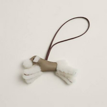 Load image into Gallery viewer, Hermès 2025 Milo & Mouton Budy Bag Charm - Ecru/Beige Marfa/Terre