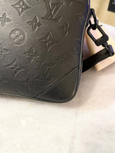Load image into Gallery viewer, LOUIS VUITTON Calfskin Monogram Shadow Duo Messenger In Black