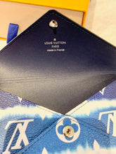 Load image into Gallery viewer, LOUIS VUITTON 2020 Monogram LIMITED EDITION Escale Medium Kirigami Pochette In Blue