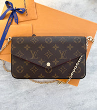 Load image into Gallery viewer, Louis Vuitton 2022 Felicie Pochette Monogram Crossbody Bag