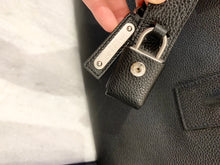 Load image into Gallery viewer, SAINT LAURENT Small Zipped Supple Sac de Jour Duffel Bag in Black