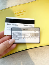 Load image into Gallery viewer, PRADA City Calf Sidonie Crossbody Bag In Cedro/Black
