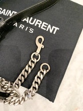 Load image into Gallery viewer, SAINT LAURENT Small Zipped Supple Sac de Jour Duffel Bag in Black