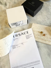 Load image into Gallery viewer, VERSACE Virtus Stud Earrings In Gold