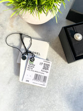 Load image into Gallery viewer, CHANEL Round Pearl Crystal CC Stud Earrings - Gold